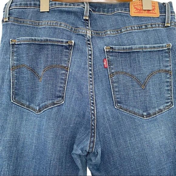 Levi’s 315 shaping bootcut jeans medium wash SZ 30 - Picture 4 of 6